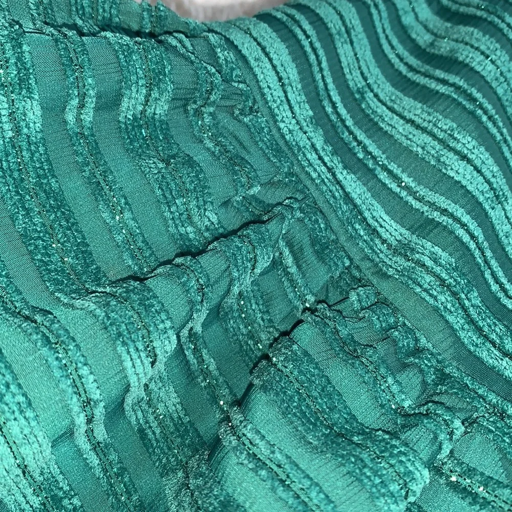 Cat & Jack Emerald Green Dress 6-9M EUC Short Sleeves